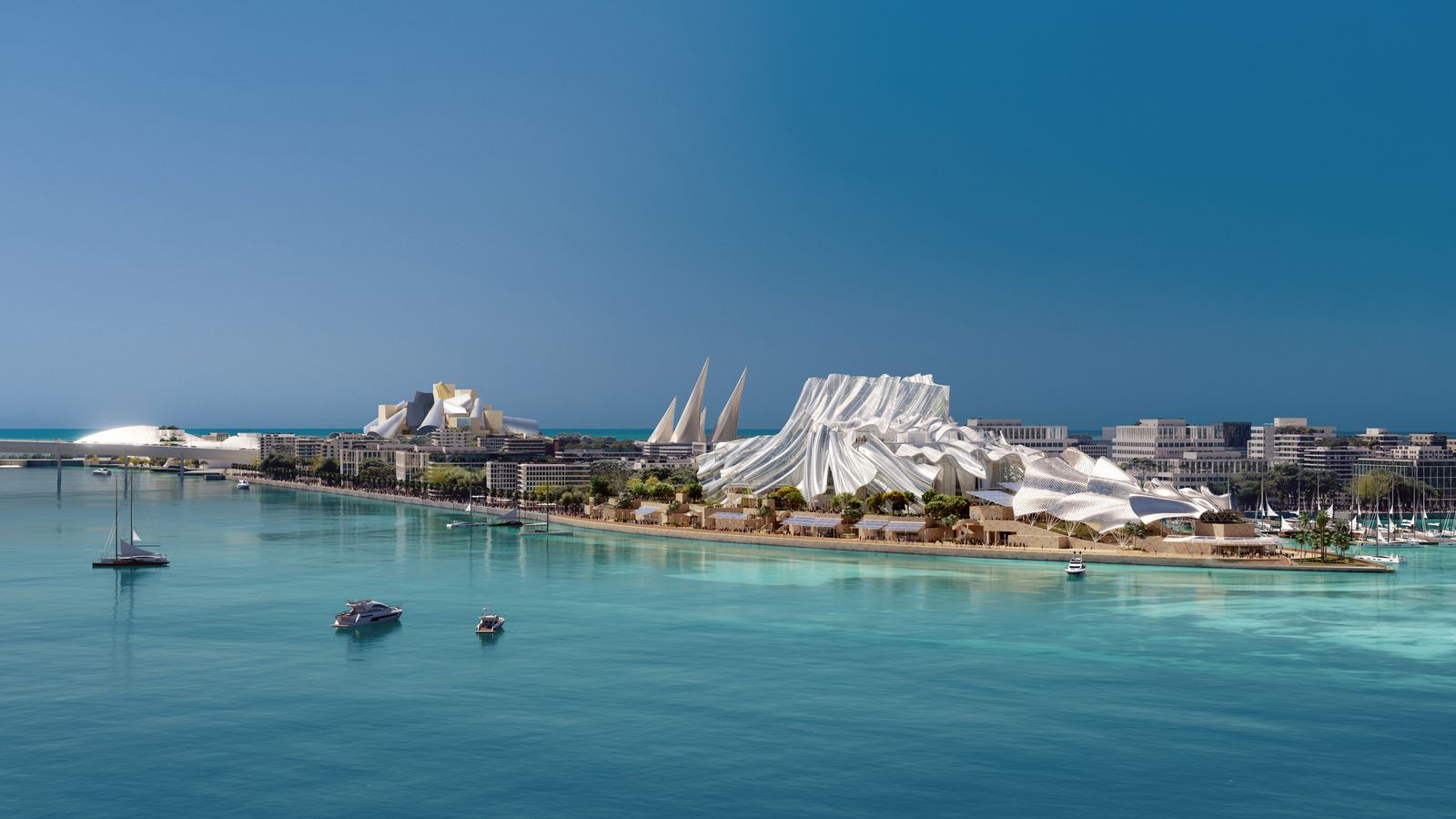 Dar al Funoon Abu Dhabi Everything We Know About Frank Gehry's New Performing Arts Landmark On Saadiyat Island in Abu...