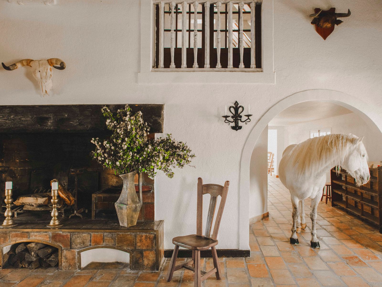 This Rustic Mediterranean Retreat Reimagines the Iconic Les Bains Paris in France’s Cowboy Country