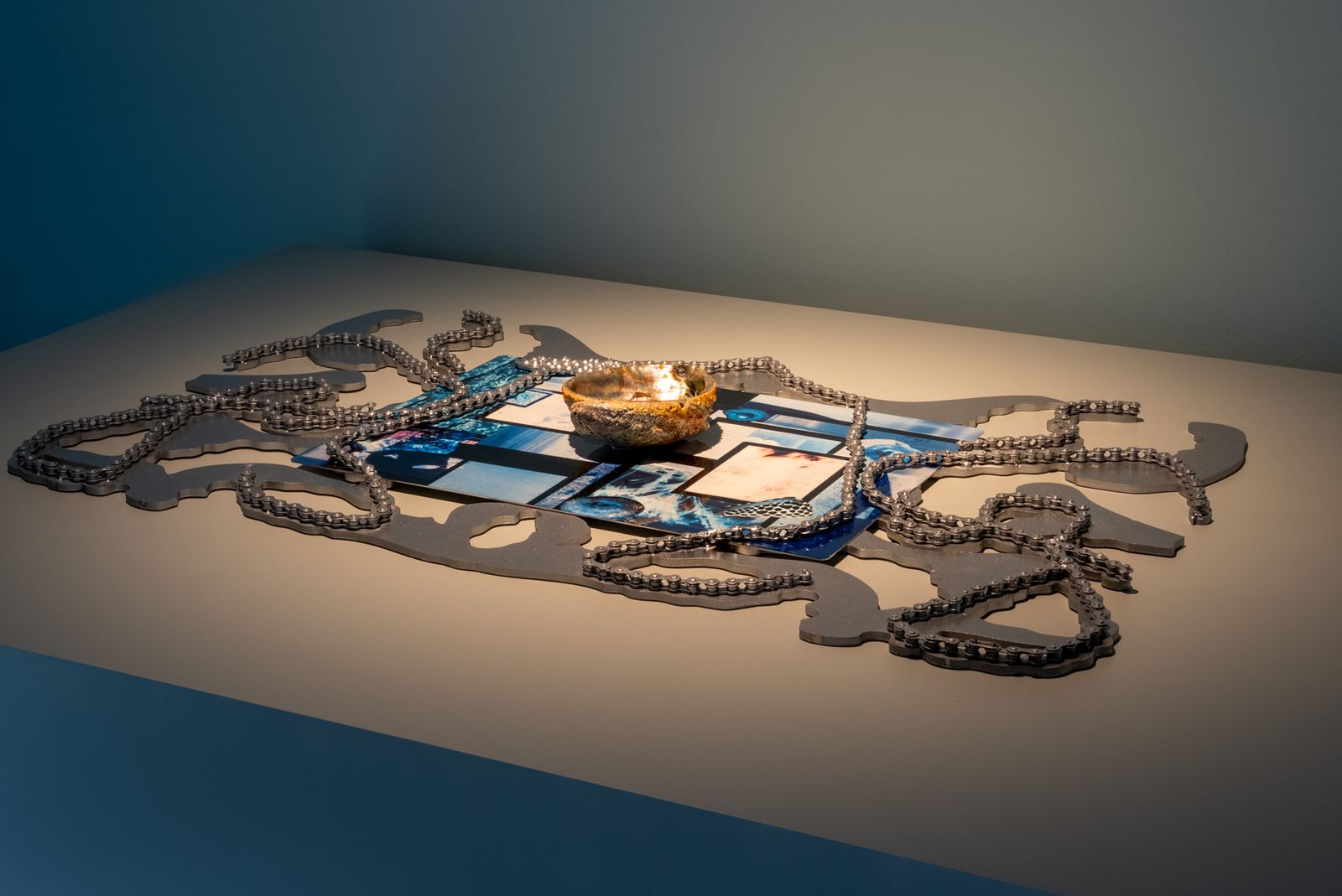 Abeer Sultan Family Album from Agua Viva  from the Red Wind Coral Worlds exhibition.