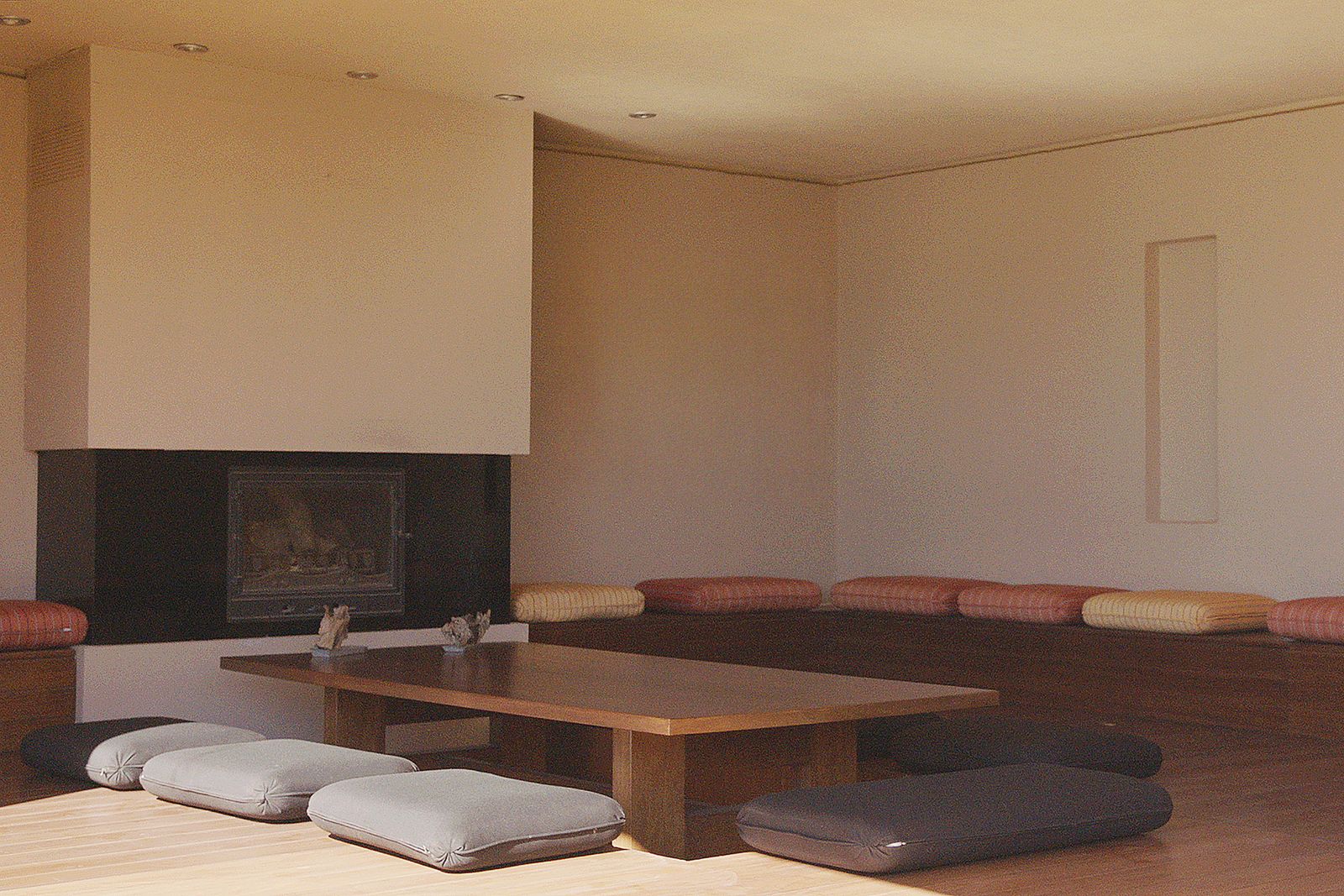 Image may contain Coffee Table Furniture Table Architecture Building Indoors Living Room Room and Interior Design