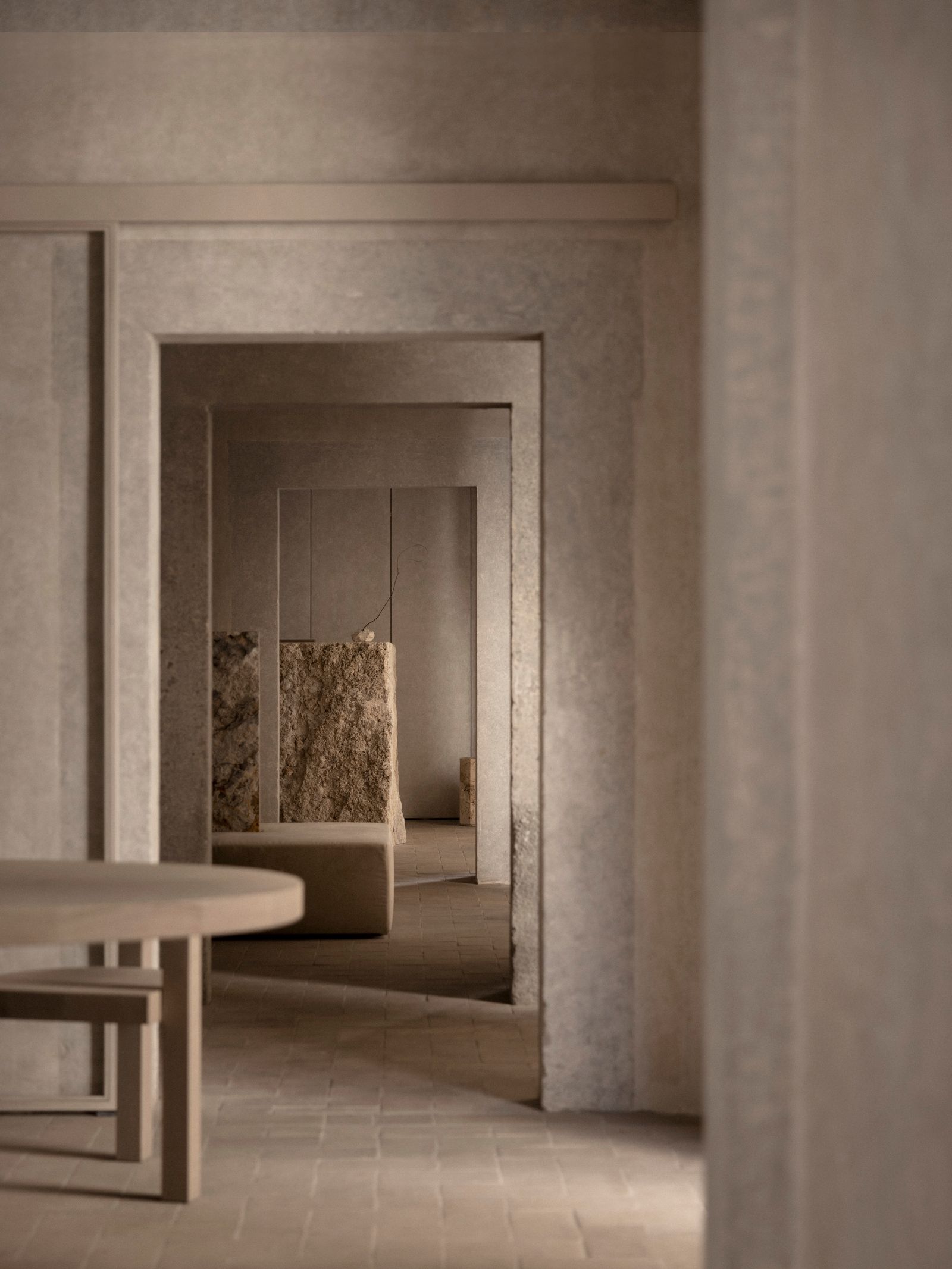 A respite from 21stcentury life Italian artisan Henry Timi has crafted NOMOS an intentional poetically minimal hotel in...