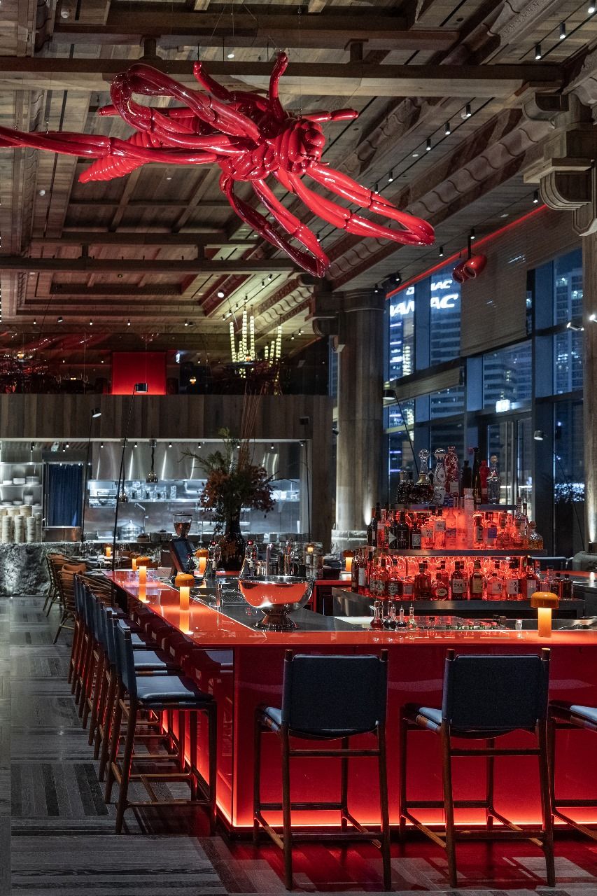 27 Most Beautiful Restaurants in Dubai ADs Guide to the Citys Prettiest Hotspots Dragonfly The Lana Promenade by...