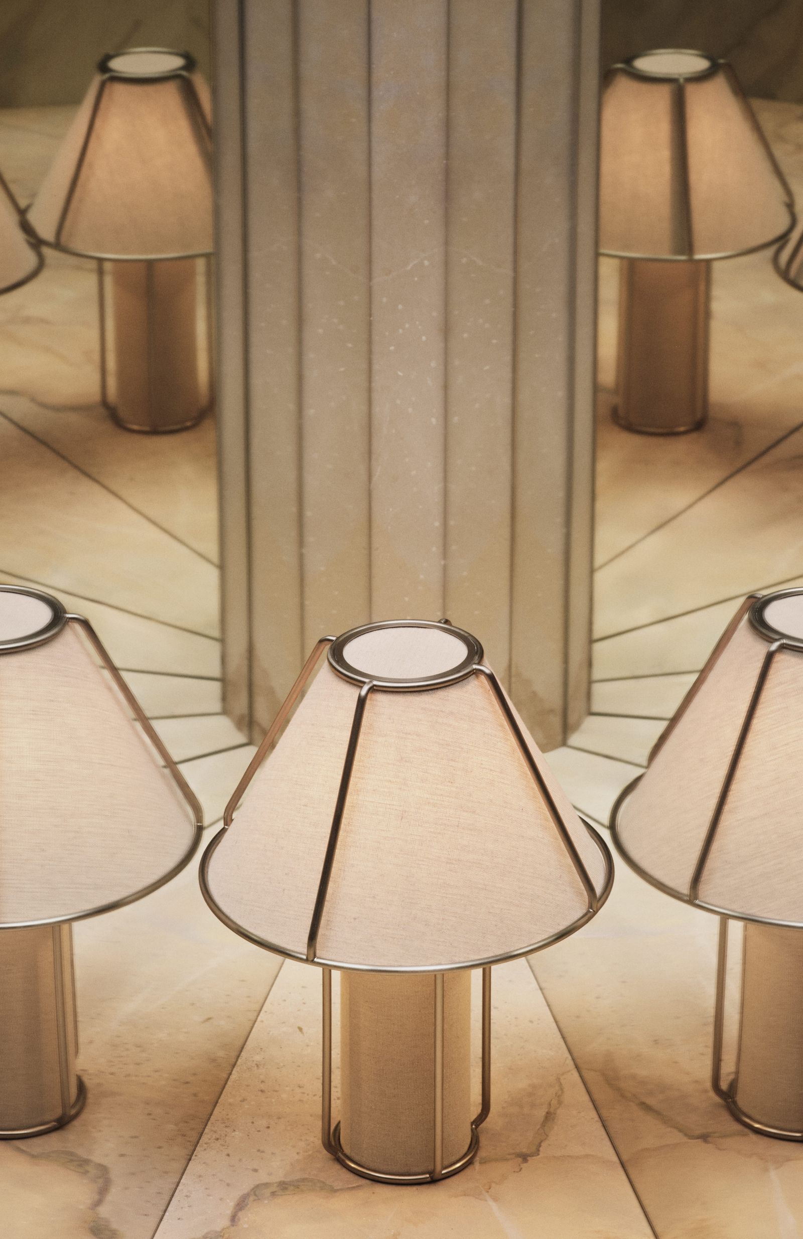 Image may contain Lamp Lampshade and Table Lamp