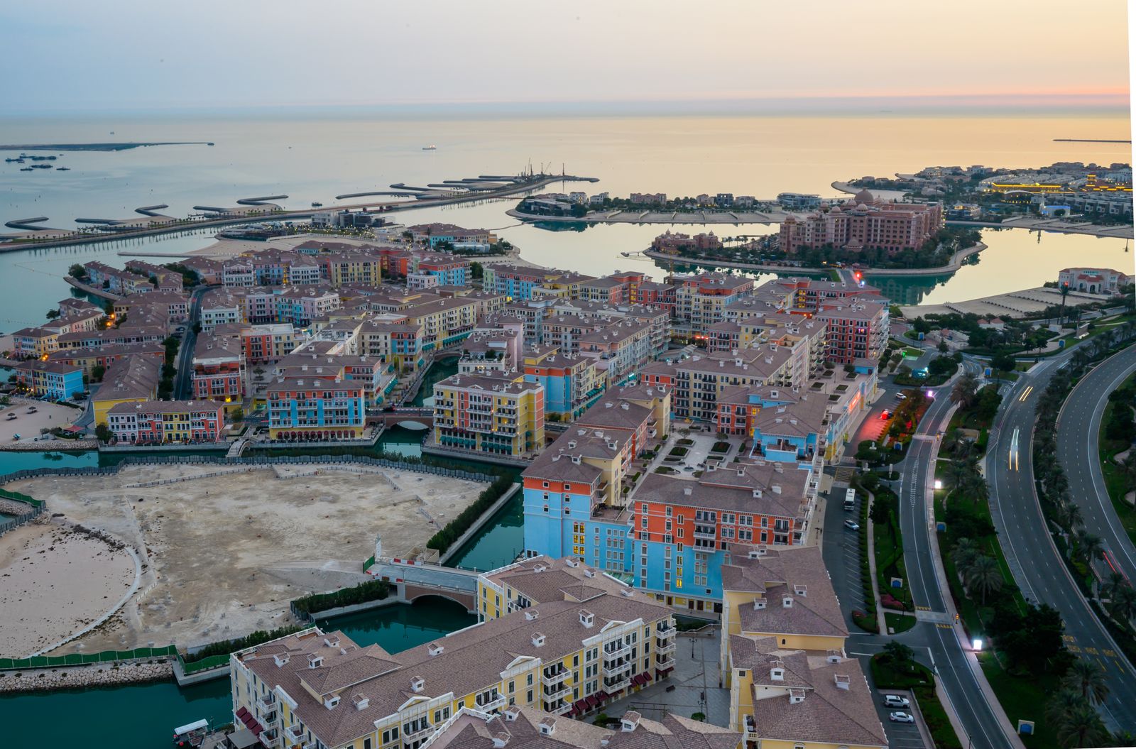 Image may contain Architecture Building Cityscape Urban City Water Waterfront Outdoors and Aerial View