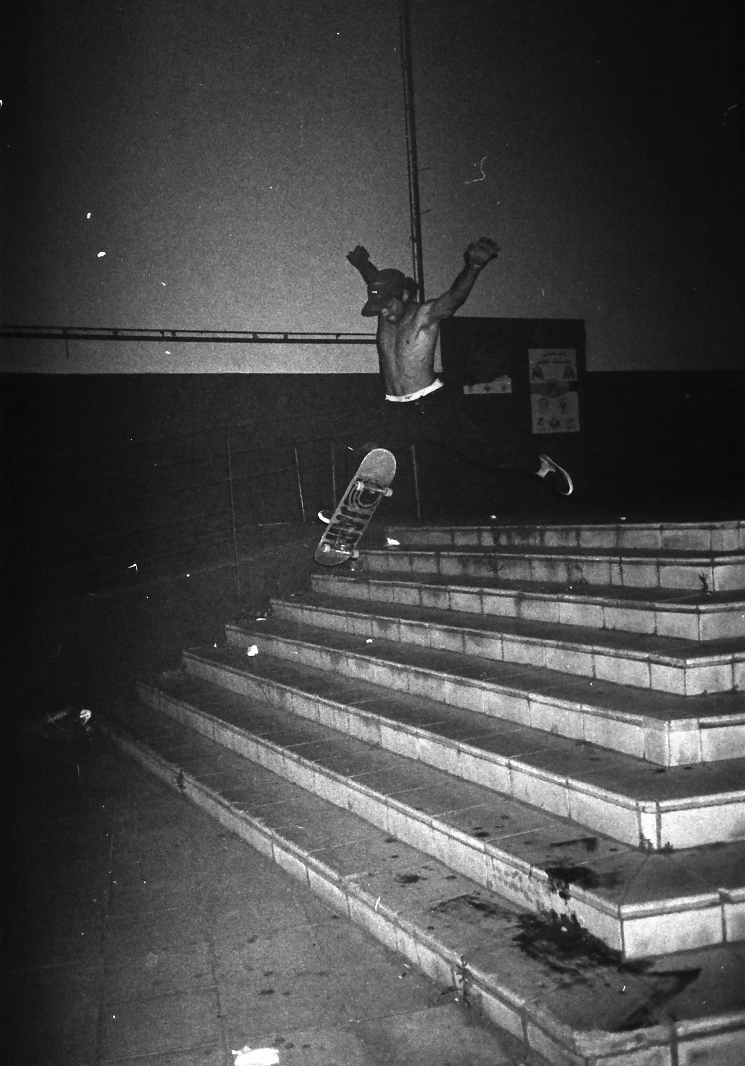 Image may contain Handrail Adult Person Water Waterfront Skateboard Architecture Building House and Housing