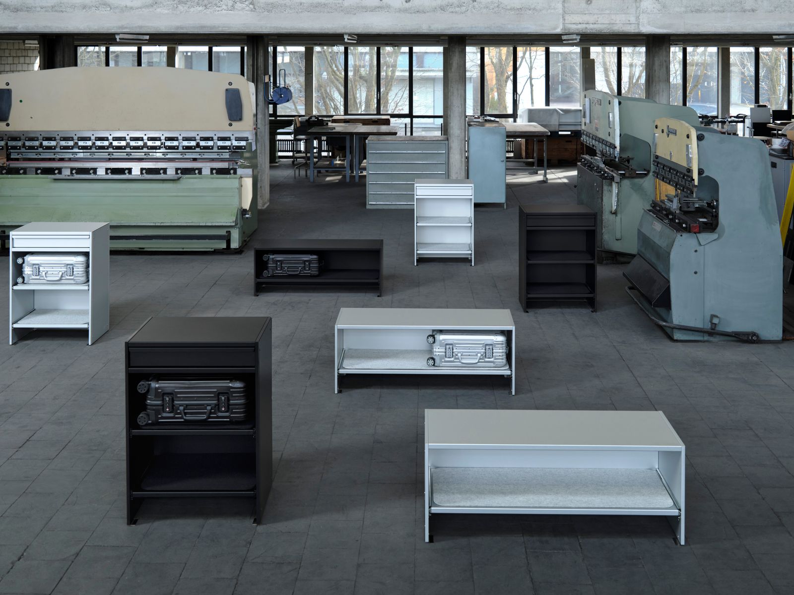Rimowa and Lehni Want to Turn Luggage Storage Into a Design Statement