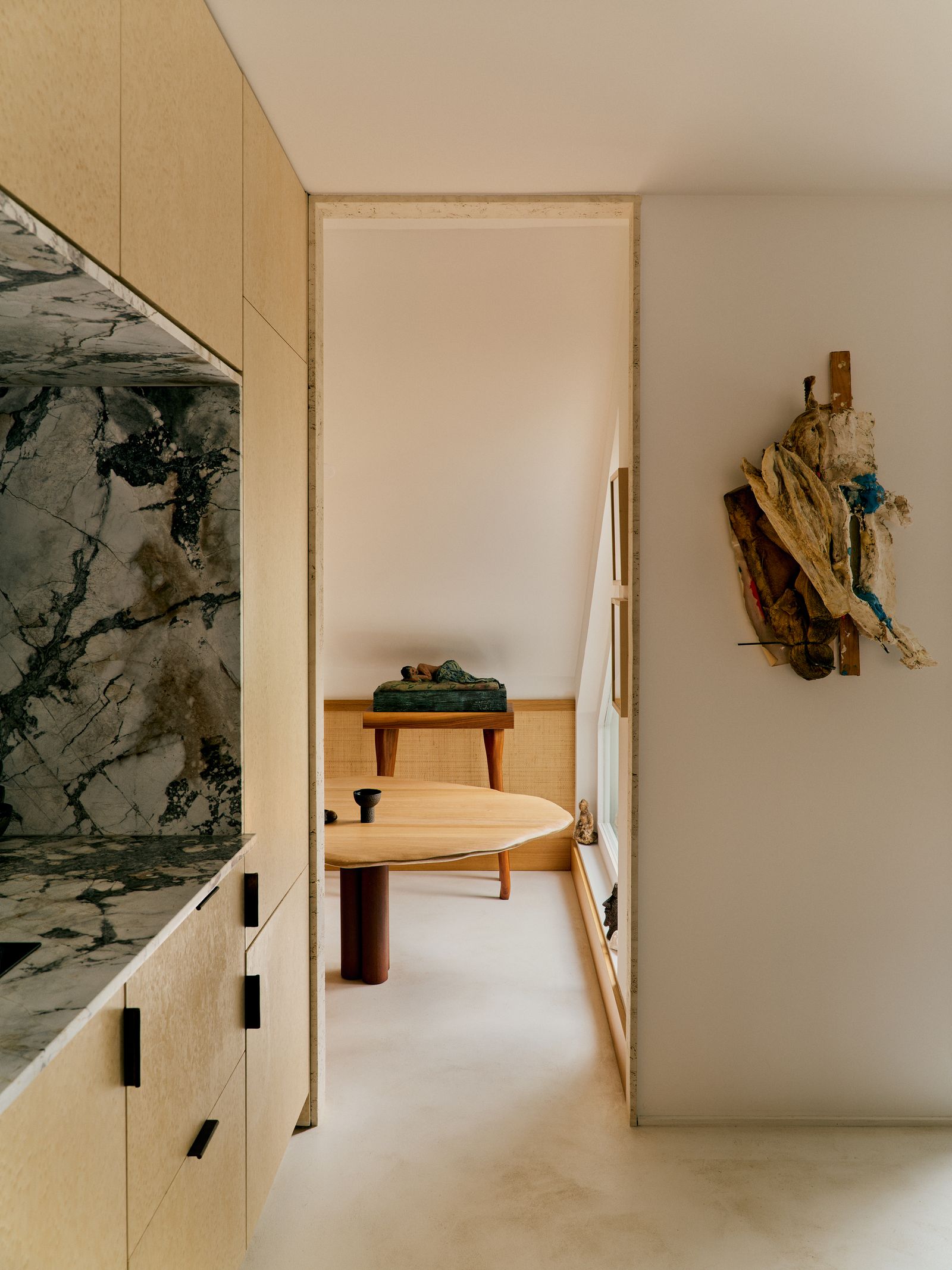 Image may contain Corner Indoors Interior Design Dressing Room Room Floor Wood Flooring Plywood and Furniture