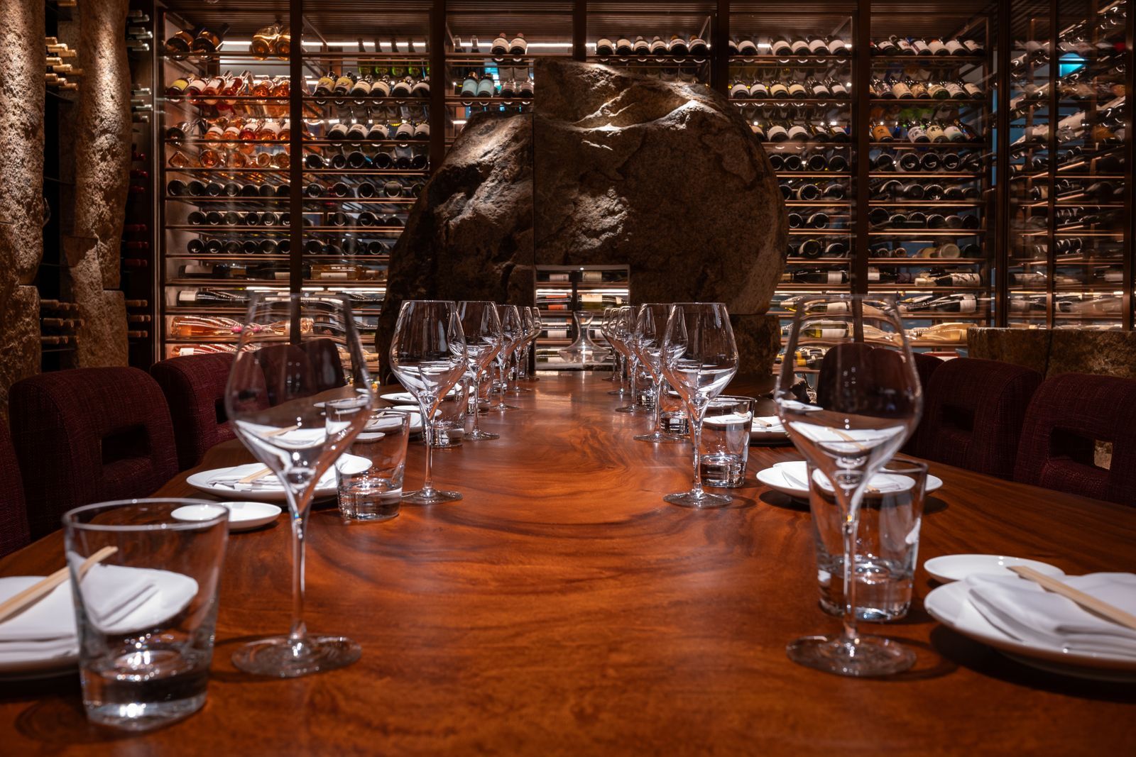 The Most Beautiful Restaurants in Dubai ADs Guide to the Citys Prettiest Hotspots The Ishigaki Wine Room by Zuma