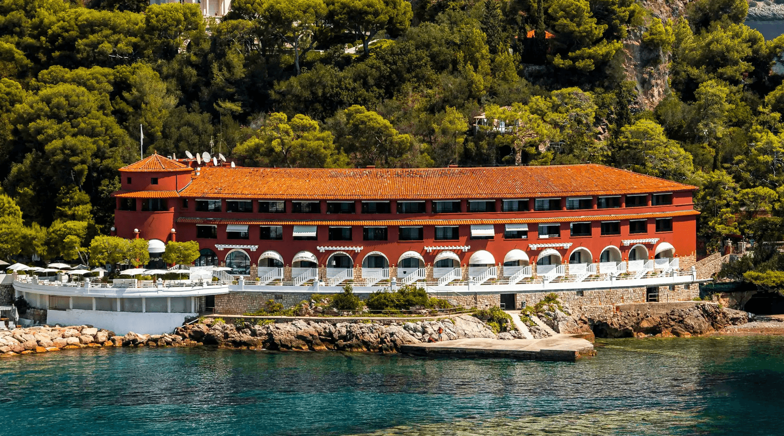 Image may contain Architecture Building Nature Outdoors Scenery Water Waterfront House Housing Villa and Arch